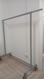 Carrello porta abiti in ferro 