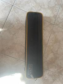 Flauto traverso con custiodia panno originali