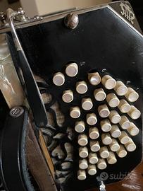 Bandoneon AA nero liso, diatonico