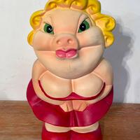 Salvadanaio Miss Piggy in caramica h 30 cm