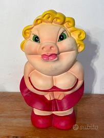 Salvadanaio Miss Piggy in caramica h 30 cm