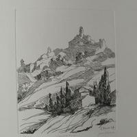 Acquaforte prova d'artista di Livio Meconi