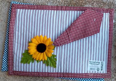 Coppia tovagliette con tovagliolo NUOVE
