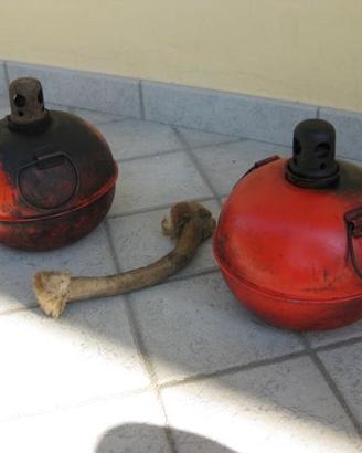 Lanterne a petrolio per segnalazoni stradali