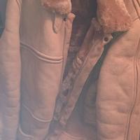 Capotto scamosciato shearling