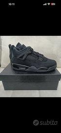 Jordan 4 Black Cat 2025 taglia 44 nuove