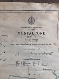 Carta nautica antica di Monfalcone