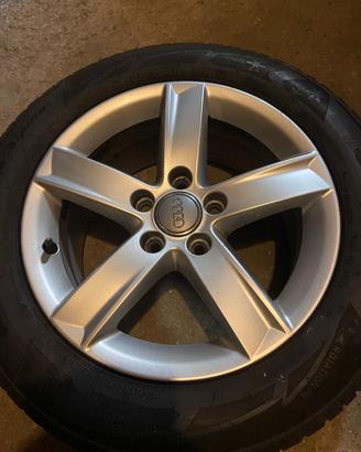 gomme invernali +  cerchi per audi