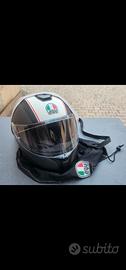 casco modulare AGV carbonio