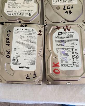 Hard disk sata 3,5.160 gb usati