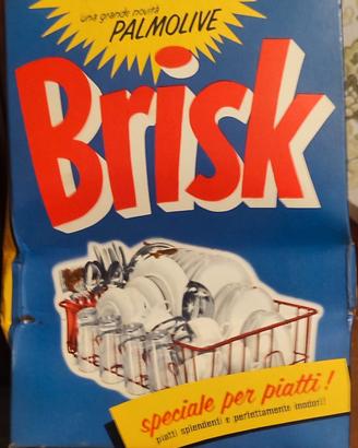 Polvere per piatti BRISK Palmolive del 1961 