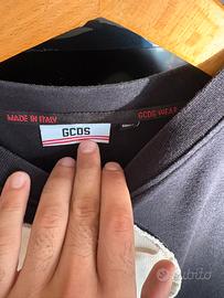T-shirt nera GCDS