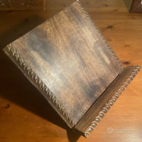 Elegante Leggio da Tavolo in Legno Massello