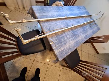 Stanley binario fisso x tende in alluminio satinat