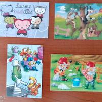 4 puzzle sorpresina Kinder serie varie