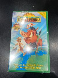 VHS in giro per il mondo con Timon e Pumba sealed