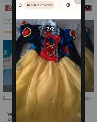 Vestito Biancaneve