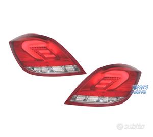 FANALI OPEL ASTRA H 05-10 CARDNA LED ROSSO TRASPAR