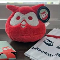 Peluche Hootsuite Owly gufetto