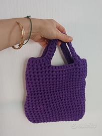 Mini borsa all’uncinetto crochet bag handmade