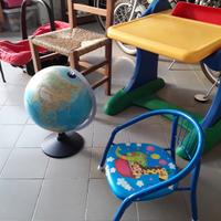 5 giochi per bimbi mappamondo banchetto ecc