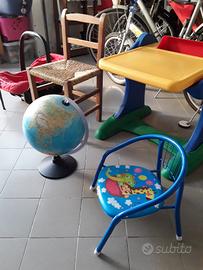 5 giochi per bimbi mappamondo banchetto ecc