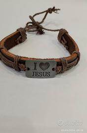 bracciale cuoio marrone