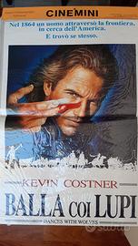 LOCANDINA FILM BALLA COI LUPI - con KEVIN COSTNER