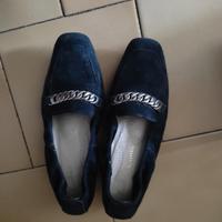 Mocassino con catena in argento 