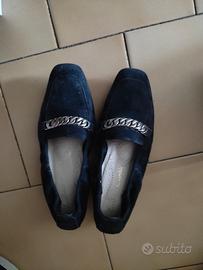 Mocassino con catena in argento 