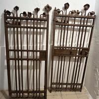 cancello in ferro stile liberty