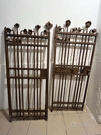 cancello in ferro stile liberty