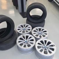 Cerchi in lega originali BMW 17” + pneumatici esti