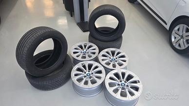 Cerchi in lega originali BMW 17” + pneumatici esti