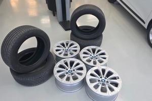 Cerchi in lega originali BMW 17” + pneumatici esti