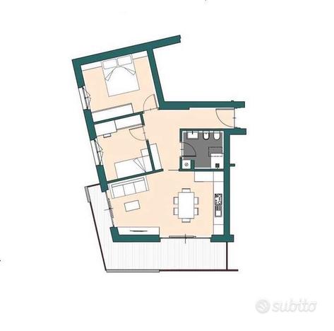 ZONA SAN QUIRINO: NUOVO TRILOCALE CON TERRAZZO