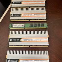 Moduli RAM DDR3 e DDR2 per PC