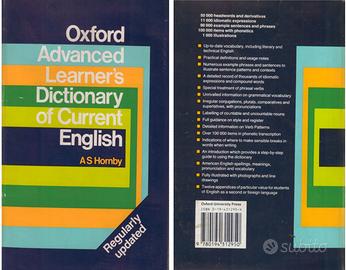 Oxford Advanced Dictionary + Altri da Londra