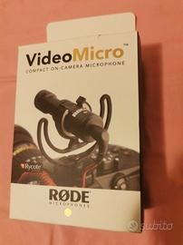 Microfono Rode Video Micro nuovo 