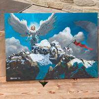 Dipinto acrilico su tela 50x70 (Faust)