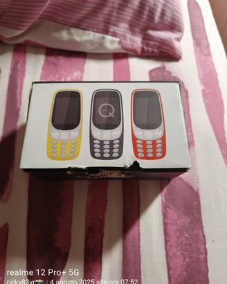 cellulare dual sim qbell b33 nuovo 