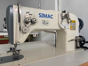 Simac 217 zig-zag industriale crochet orizzontale