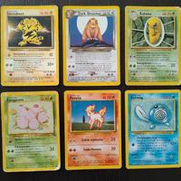 Lotto carte Pokémon vintage italiane 1995–2009
