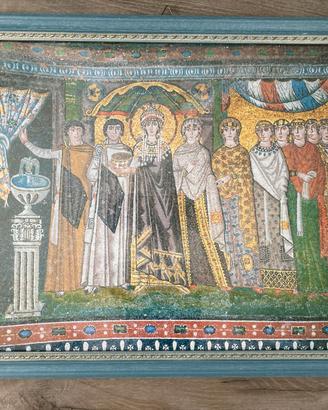 Quadro stampa cornice Teodora Basilica San Vitale
