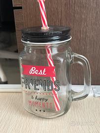 Tazza trasparente in vetro