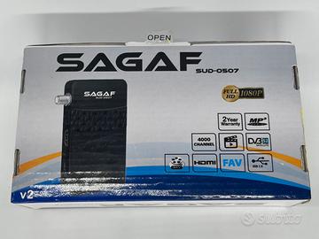 Sagaf SUD-0507 Ricevitore HD con Telecomando Cavo