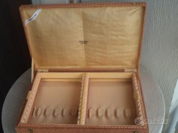 ANTICA SCATOLA VUOTA POSATE GIOIELLERIA MIGLIACCIO