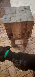 Ceppo batticarne in legno 