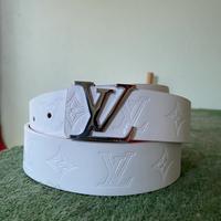 cintura louis vuitton bianca e rossa