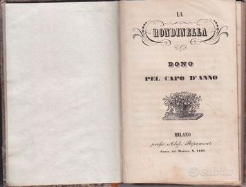 La rondinella dono pel capo d'anno - Ripamonti A.